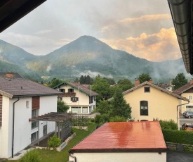 Kleines Nest mit Bergblick