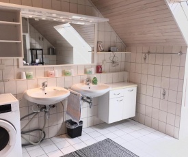 Große 4 Zimmer Whg, 3 Bedrooms flat, big living Kitchen, many parking places, Wlan, Sat TV